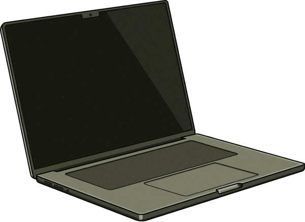 A grey laptop open and angled where you can see the keyboard